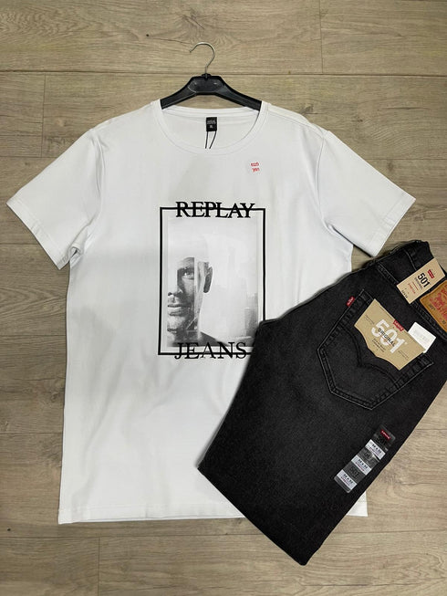 Replay Tshirt ריפליי טישרט לגבר